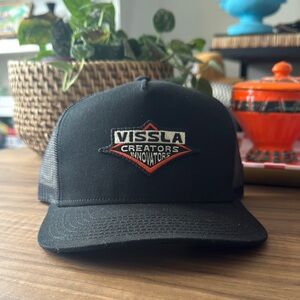 Vissla Black Trucker Hat